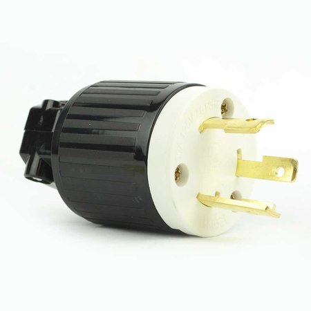 SUPERIOR ELECTRIC Twist Lock Electrical Plug 3 Wire, 30 Amps, 125V, NEMA L5-30P YGA024